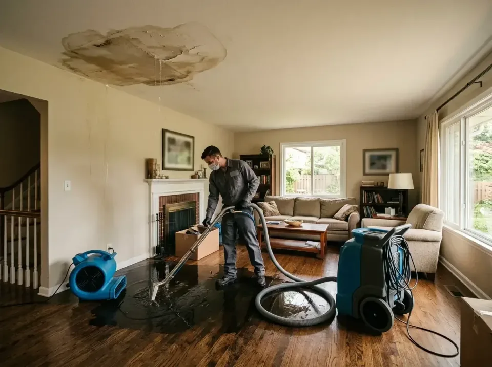 attic-pipe-burst-ceiling-drip-008 — frequently asked questions, Water Damage Restoration & Carpet Care in Sugar Land, TX